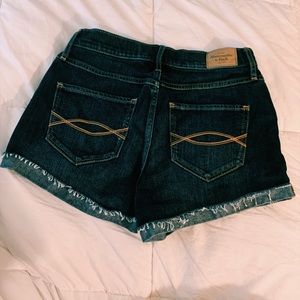 Abercrombie high waisted jean shorts